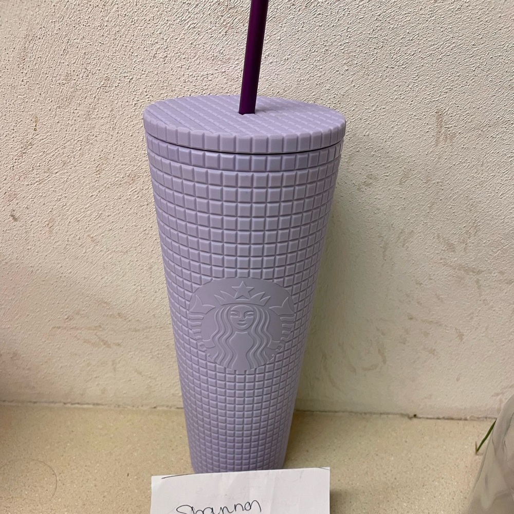 Purple Starbucks grid venti